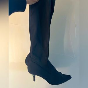 Donald Pliner black tall boots. Size 8M
